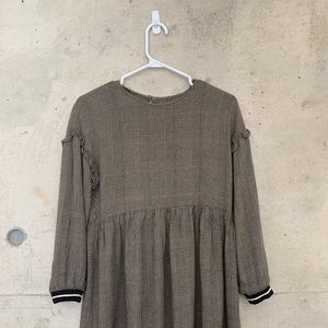 Brown dress from Zara